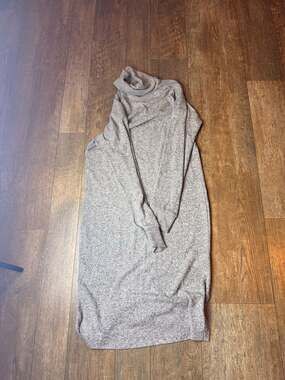 COA Heathered Gray Turtleneck Sweater Dress size XS